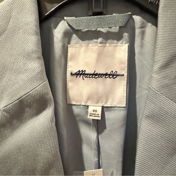 The Larsen Blazer in Drapeweave - Overcast Blue NJ732 XS - Picture 4 of 6